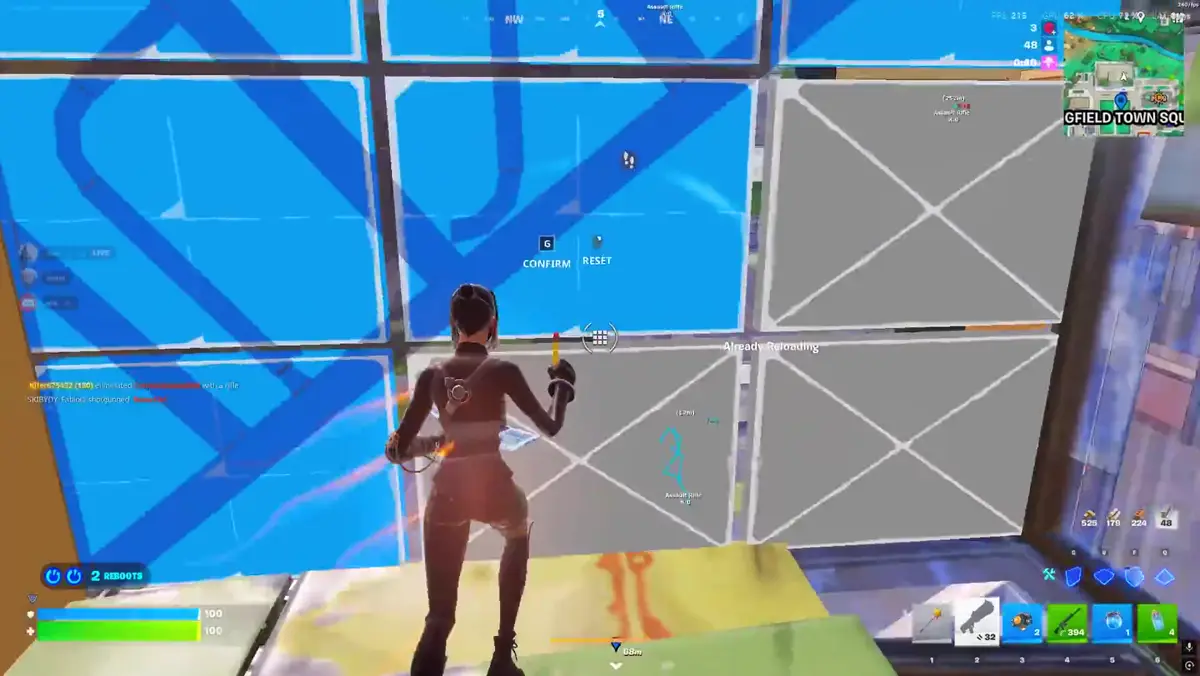 Fortnite aimbot settings guide thumbnail from live gameplay