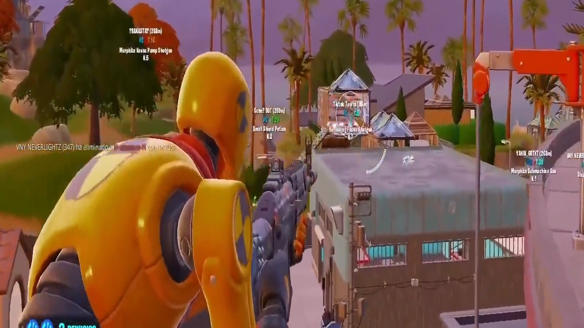 Fortnite Cheats — in-game preview Fortnite gameplay preview — aimbot and ESP on Windows PC
